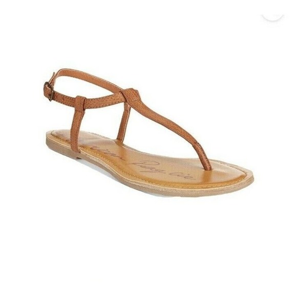 New American Rag Womans Sz 10.5M Krista Cognac Sandal Vegan NIB - Picture 1 of 10